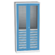 Heavy-duty SPD Universal Workshop Cabinet w/ DVB perforation, 8 drawers, 2 shelves