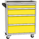 High-quality workshop tool trolley DPV series Žlutá dopravní - RAL 1023 Světle šedá - RAL 7035