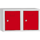 Locker top cabinet Ohnivě červená - RAL 3000 Světle šedá - RAL 7035