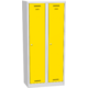 Metal locker BAS_42_A Žlutá dopravní - RAL 1023 Světle šedá - RAL 7035