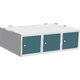 Podstavný box pod šatník Šedomodrá - RAL 7031 Světle šedá - RAL 7035