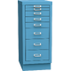 Zásuvková kancelářská skříň A4 Světle modrá - RAL 5012 Světle modrá - RAL 5012