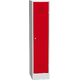 Metal locker SAS_41_A Ohnivě červená - RAL 3000 Světle šedá - RAL 7035