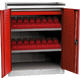 Tool cabinet Ohnivě červená - RAL 3000 Světle šedá - RAL 7035