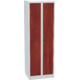 Metal locker laminate door - wood decor 180x60 Dekor - Třešeň Světle šedá - RAL 7035