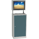 Počítačová skříň pro LCD monitor Šedomodrá - RAL 7031 Světle šedá - RAL 7035