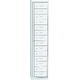 Garment Dispenser 14 Doors Světle šedá - RAL 7035 Světle šedá - RAL 7035