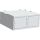 Podstavný box pod šatník Světle šedá - RAL 7035 Světle šedá - RAL 7035