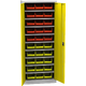 Universal Cabinet w/ plastic storage bins