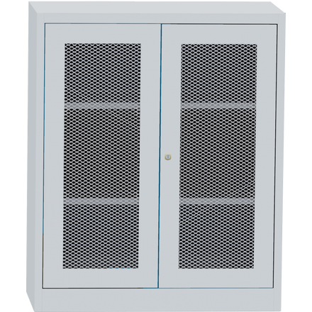 Universalschrank mit Drahtgitter-Flügeltüren