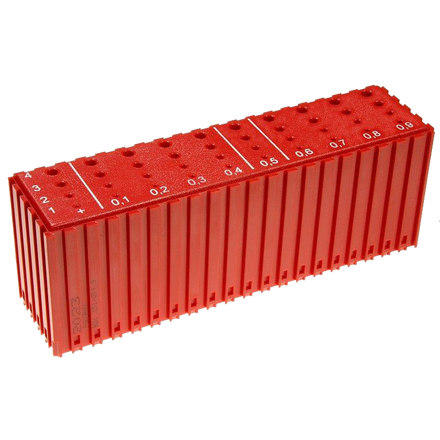 Plastový box pro ukládání vrtáků