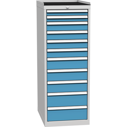 Workshop drawer cabinet for tools – 11 drawers