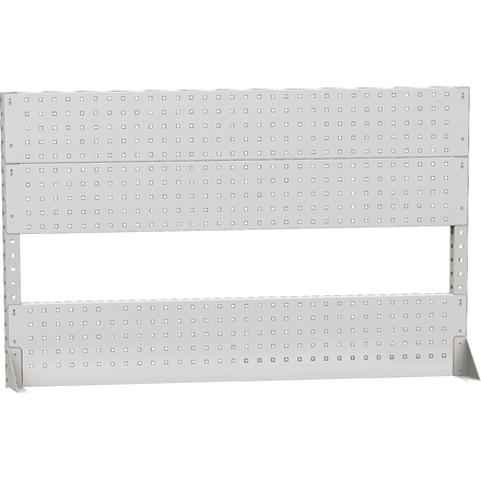 Perforated panel with brackets