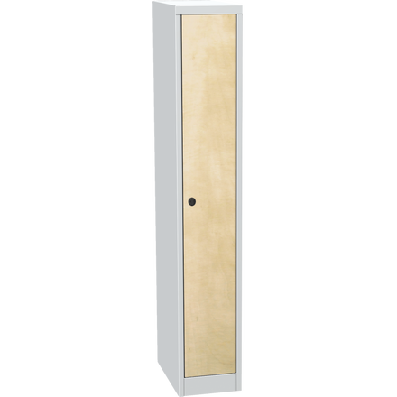 Metal locker laminate door - wood decor 180x30