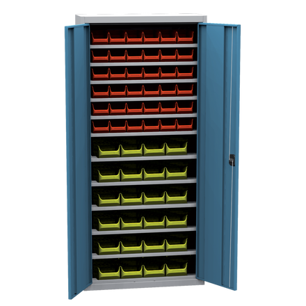 Universal Cabinet w/ plastic storage bins