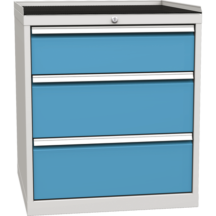 Workshop drawer cabinet for tools – 3 drawers