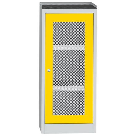 Niedriger Chemikalienschrank mit Lüftungstüren, zweiflügelig