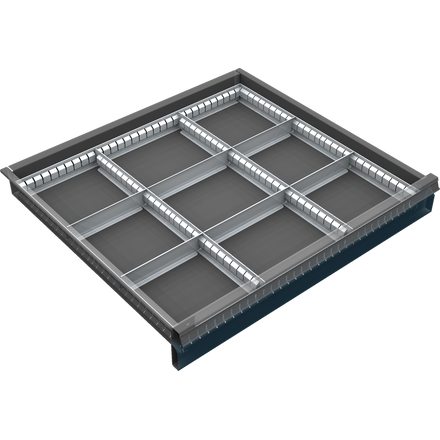 Inneneinteilung für Schublade