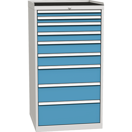Workshop drawer cabinet for tools – 6 drawers