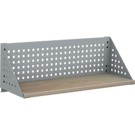 Wandablage mit Laminatboden