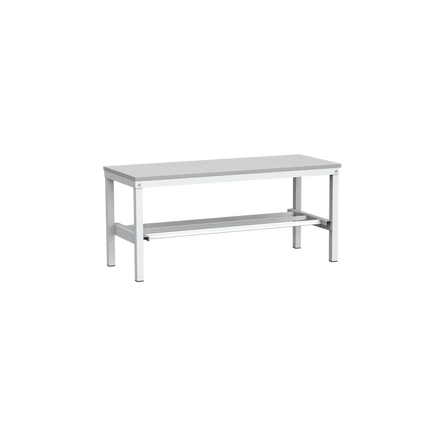 Assembled cloakroom bench