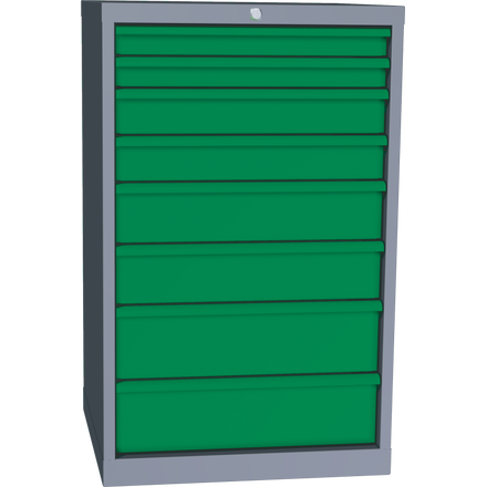 Werkzeugschubladenschrank der Serie Economy, 8 Schubladen