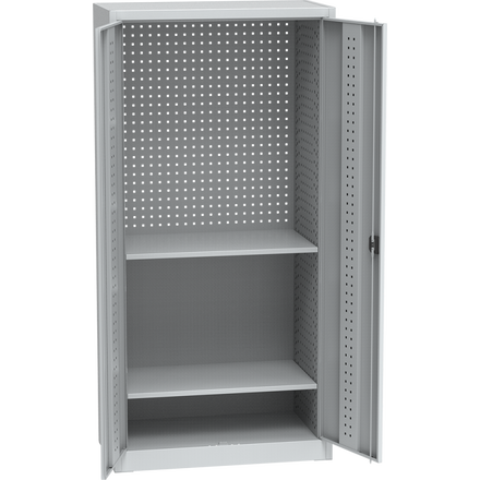 Universal Workshop Cabinet w/ DVB perforation, 2 shelves