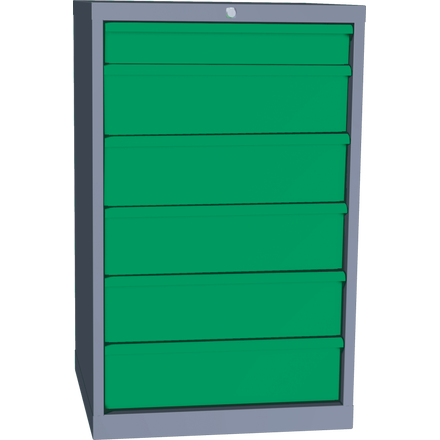 Werkzeugschubladenschrank der Serie Economy, 6 Schubladen