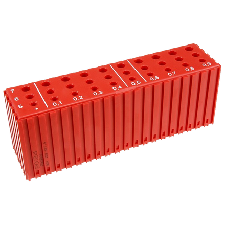 Plastový box pro ukládání vrtáků