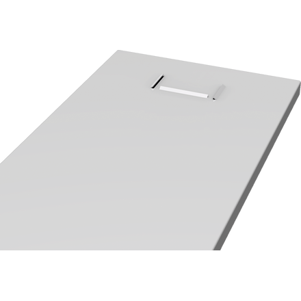 Jednodvéřová kovová šatní skříň na soklu s vnitřní mezistěnou