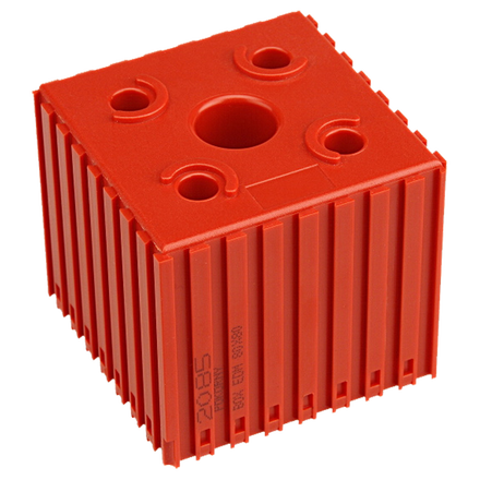 Plastový box pro ukládání držáků elektrod EDM 80x80mm