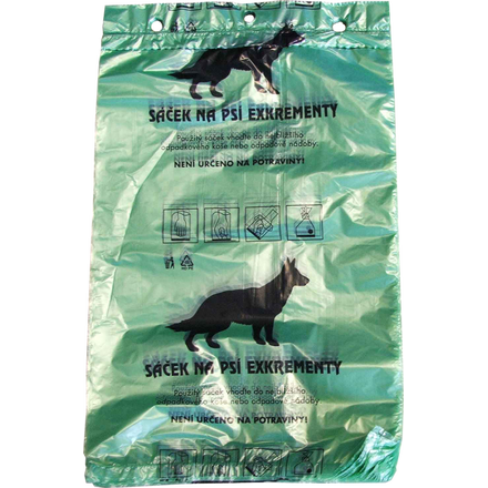 Sáčky na psí exkrementy - mikrotenové