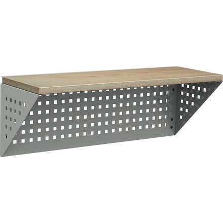 Wandablage mit Laminatboden