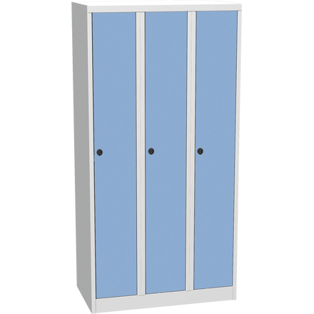 Metal locker with laminate door 180 x 90