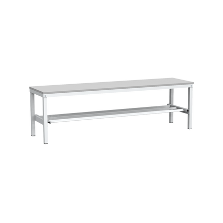 Assembled cloakroom bench