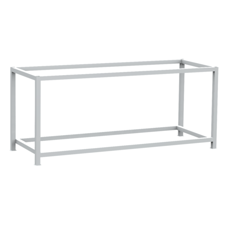 Steel frame for welded workbench