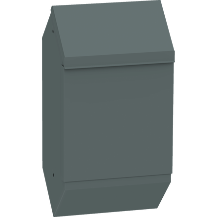 Hundekotbehälter – Wand- oder Pfostenmontage