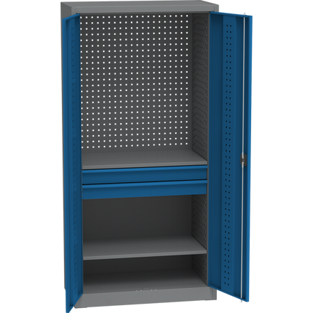 Police pro univerzální dílenské skříně DUS_11_B-E - (Š x H) 950 x 500mm
