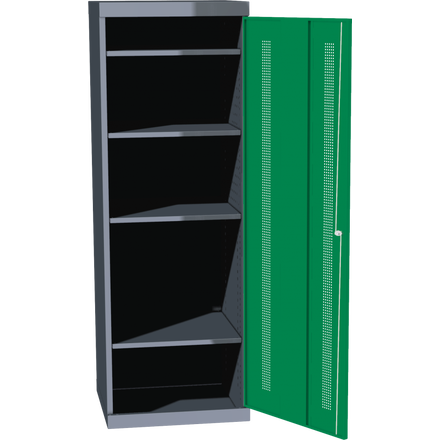 Universeller Werkstattschrank der Serie Economy, 4 Fachböden