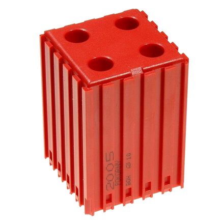 Plastové lůžko CNC s válcovou stopkou 10 mm