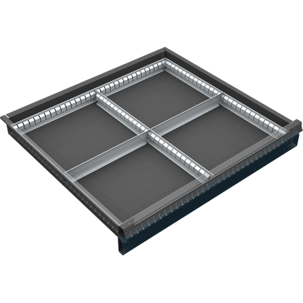 Inneneinteilung für Schublade