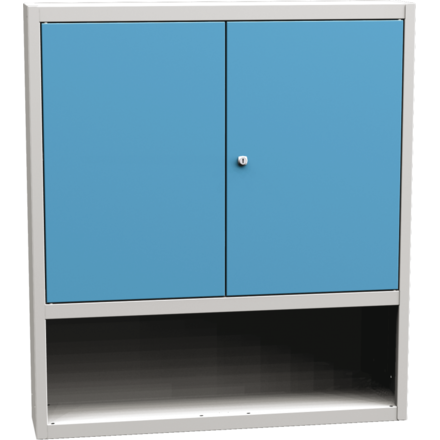 Cabinet extension for workbenches - 2 doors, 1 shelf