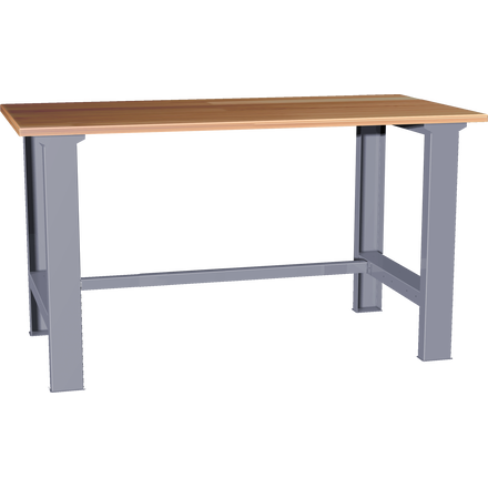 Dílenský pracovní stůl řady Economy (25mm buková spárovka)