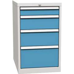Basic container with 4 drawers
