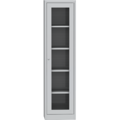 Univerzální policová skříň s prosklenými dveřmi