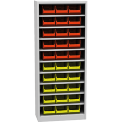Armoire universelle avec boîtes de rangement en plastique
