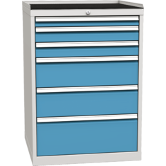 Workshop drawer cabinet for tools – 6 drawers