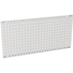 An der Wand montiertes QDN-Werkzeug und Hakenhalter - Lochblech (494 x 988 mm)