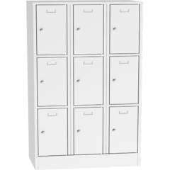 Steel Locker with Lockable Compartments