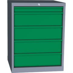 Werkzeugschubladenschrank der Serie Economy, 5 Schubladen